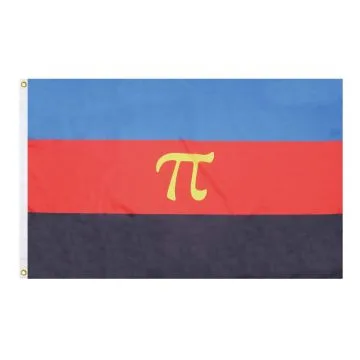 DRAPEAU POLYAMOUR 150x90cm - DRAPEAU DES POLYAMOUREUX - PLURIAMOUR 90 x 150 cm - DRAPEAUX