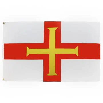 DRAPEAU GUERNESEY 90x60cm - DRAPEAU ANGLAIS 60 x 90 cm - DRAPEAUX