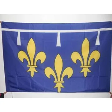 DRAPEAU PROVINCE ORLÍ?ANAIS 90x60cm - DRAPEAU ORLÍ?ANS - FRANCE 60 x 90 cm Fourreau pour hampe