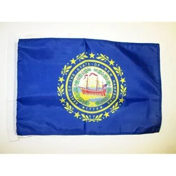DRAPEAU NEW HAMPSHIRE 45x30cm - PAVILLON ETAT AMÉRICAIN - USA - ETATS-UNIS 30 x 45 cm haute qualité