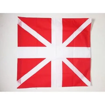 DRAPEAU ORDONNANCE DU RÍ?GIMENT DE PICARDIE 1780-1791 90x90cm - DRAPEAU PROVENCE 90 x 90 cm Fourreau pour hampe
