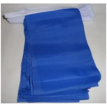 Guirlande 12 mètres 20 Drapeaux Unicolore Bleu 45x30 cm - Drapeau de couleur bleur 30 x 45 cm