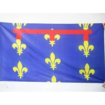 DRAPEAU ROYAUME DE NAPLES 1282-1816 150x90cm - DRAPEAU REGNO DI NAPOLI - ITALIE 90 x 150 cm Fourreau pour hampe