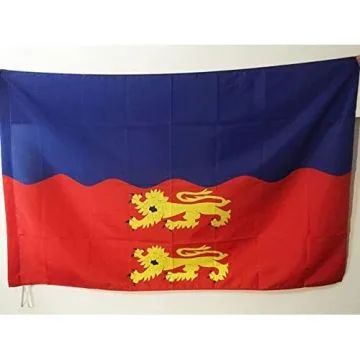 DRAPEAU CALVADOS 150x90cm - DRAPEAU DÍ?PARTEMENT CALVADOSIEN 90 x 150 cm Fourreau pour hampe