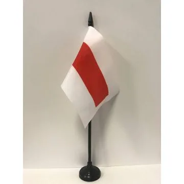 DRAPEAU DE TABLE RAS EL KHAÏMAH 15x10cm - PETIT DRAPEAUX DE BUREAU RAS AL-KHAIMAH AUX ÉMIRATS ARABES UNIS 10 x 15 cm
