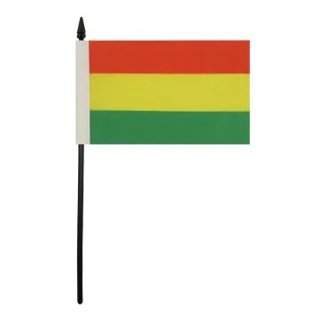 DRAPEAU DE TABLE ETHIOPIE SANS ARMOIRIES 15x10cm - PETIT DRAPEAUX DE BUREAU ÉTHIOPIEN 10 x 15 cm