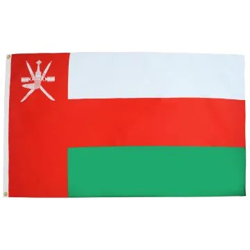 DRAPEAU OMAN 90x60cm - DRAPEAU OMANAIS 60 x 90 cm - DRAPEAUX