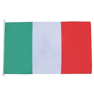 DRAPEAU ITALIE 150x90cm oeillets - DRAPEAU ITALIEN 90 x 150 cm Spécial Extérieur - DRAPEAUX