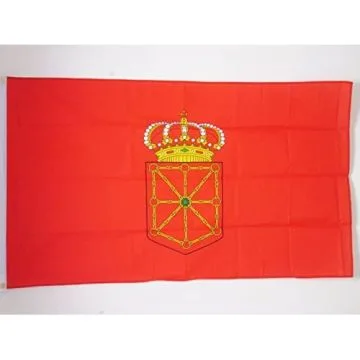 DRAPEAU NAVARRE 150x90cm - DRAPEAU DE NAVARRA - ESPAGNE 90 x 150 cm - DRAPEAUX