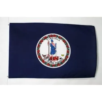 DRAPEAU VIRGINIE 150x90cm - DRAPEAU ETAT AMÍ?RICAIN - USA - ETATS-UNIS 90 x 150 cm Polyester léger