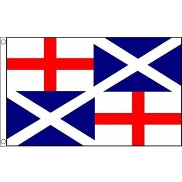 DRAPEAU ROYAUME-UNI NAVAL ENSIGN 1659 150x90cm - DRAPEAU NAVY BRITANNIQUE 90 x 150 cm - DRAPEAUX
