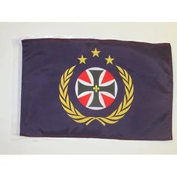DRAPEAU SAINT EMPIRE EUROPÉEN 45x30cm - PAVILLON UE 30 x 45 cm haute qualité