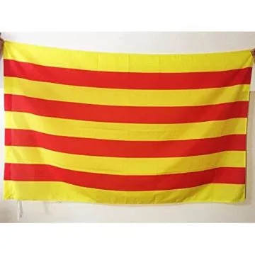 DRAPEAU PYRÍ?NÍ?ES ORIENTALES 90x60cm - DRAPEAU DÍ?PARTEMENT PYRÍ?NÍ?EN 60 x 90 cm Fourreau pour hampe