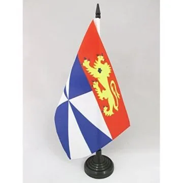 DRAPEAU DE TABLE GIRONDE 21x14cm - PETIT DRAPEAUX DE BUREAU DÉPARTEMENT GIRONDIN 14 x 21 cm