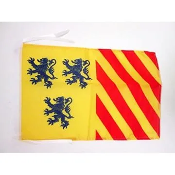 DRAPEAU PROVINCE DU LIMOUSIN 45x30cm - PAVILLON LIMOUSIN ALTERNATIF 30 x 45 cm haute qualité