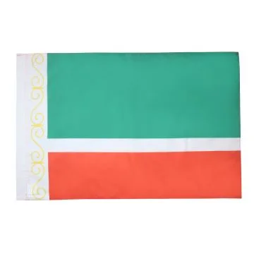DRAPEAU TCHÉTCHÉNIE 90x60cm - DRAPEAU RÉPUBLIQUE TCHÉTCHÈNE 60 x 90 cm Fourreau pour hampe