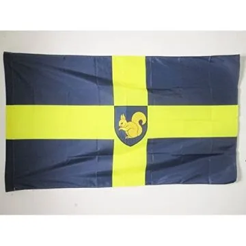DRAPEAU FONDATION DE L\'ORDRE DES CHEVALIERS DE RONDMONS 150x90cm - DRAPEAU DE Lâ??OCR 90 x 150 cm Fourreau pour hampe
