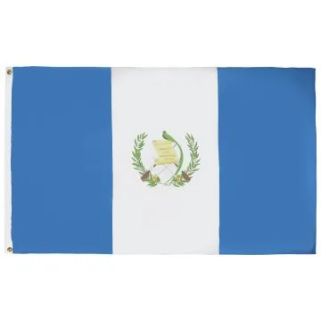 DRAPEAU GUATEMALA 90x60cm - DRAPEAU GUATÉMALTÈQUE 60 x 90 cm - DRAPEAUX