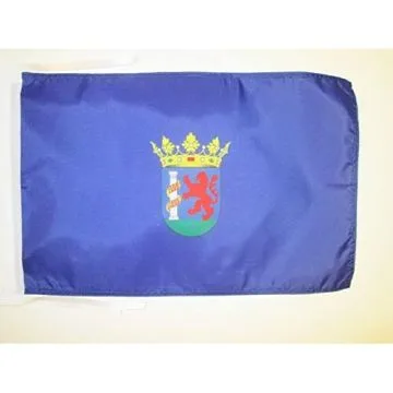 DRAPEAU PROVINCE DE BADAJOZ 45x30cm - PAVILLON BADAJOZ EN ESTREMADURE 30 x 45 cm haute qualité