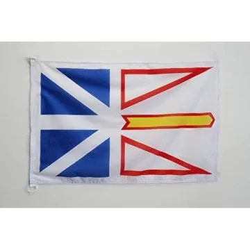 Drapeau Terre-Neuve-et-Labrador 90x60cm - Drapeau canadien - Canada 60 x 90 cm Spécial Extérieur - Drapeaux