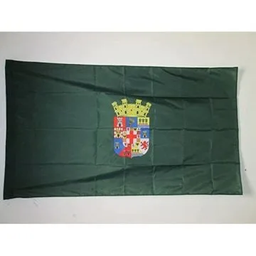 DRAPEAU PROVINCE Dâ??ALMERÍA 150x90cm - DRAPEAU ALMERIA EN ANDALOUSIE 90 x 150 cm Fourreau pour hampe