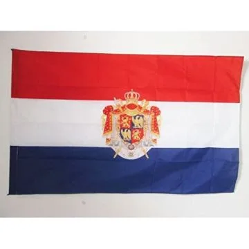 DRAPEAU ROYAUME DE HOLLANDE 1806-1810 90x60cm - DRAPEAU HOLLANDAIS DE NAPOLÍ?ON 60 x 90 cm Fourreau pour hampe