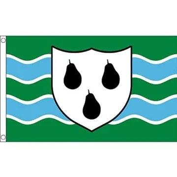 DRAPEAU COMTÉ DE WORCESTERSHIRE 150x90cm - DRAPEAU COUNTY OF WORCS. - ANGLETERRE 90 x 150 cm - DRAPEAUX