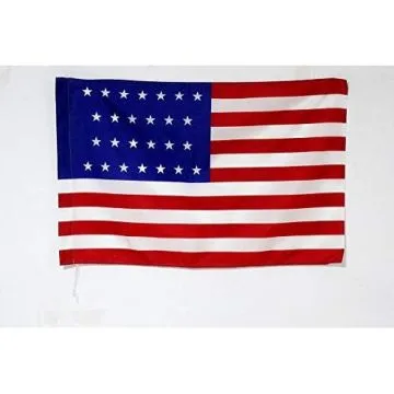 Drapeau Etats-Unis 1837-1845 26 étoiles 90x60cm - Drapeau américain ancien 60 x 90 cm Fourreau pour hampe
