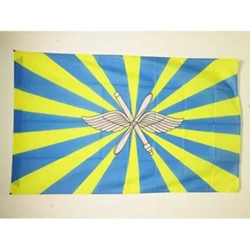 DRAPEAU ARMÍ?E DE L\'AIR DE LA RUSSIE 90x60cm - DRAPEAU DE LA FORCE AÍ?RIENNE RUSSE 60 x 90 cm Fourreau pour hampe