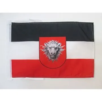 DRAPEAU KAMERUN 1884-1916 45x30cm - PAVILLON EMPIRE COLONIAL ALLEMAND 30 x 45 cm haute qualité
