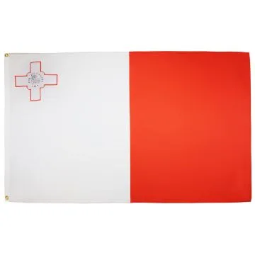 DRAPEAU MALTE 150x90cm - DRAPEAU MALTAIS 90 x 150 cm Polyester léger