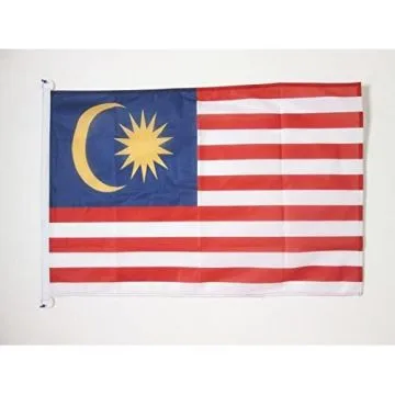 DRAPEAU MALAISIE 90x60cm - DRAPEAU MALAISIEN 60 x 90 cm Spécial Extérieur - DRAPEAUX