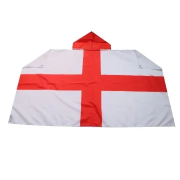 DRAPEAU CAPE ANGLETERRE 150x90cm - BODY FLAG SUPPORTER ANGLAIS 90 x 150 cm