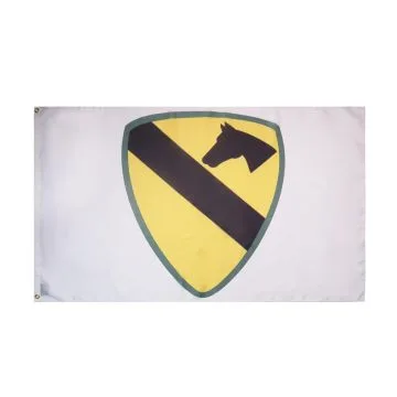 DRAPEAU 1RE DIVISION DE CAVALERIE DES ÉTATS-UNIS 150x90cm - DRAPEAU 1ST US CAVALRY DIVISION 90 x 150 cm - DRAPEAUX