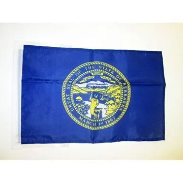 DRAPEAU NEBRASKA 45x30cm - PAVILLON ETAT AMÉRICAIN - USA - ETATS-UNIS 30 x 45 cm haute qualité