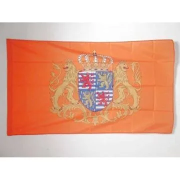 DRAPEAU ETENDARD DU GRAND-DUC DE LUXEMBOURG 150x90cm - DRAPEAU GRAND-DUCHÍ? LUXEMBOURGEOIS 90 x 150 cm Fourreau pour hampe