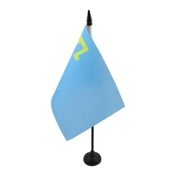 Drapeau de table Tatars de Crimée 21x14cm - PETIT Drapeaux DE BUREAU tatar 14 x 21 cm