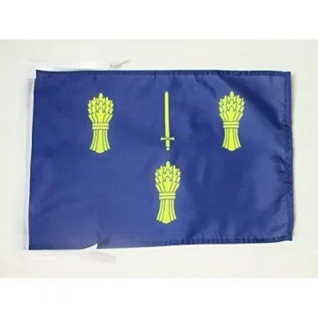 DRAPEAU COMTÉ DE CHESHIRE 45x30cm - PAVILLON COUNTY OF CHES. - ANGLETERRE 30 x 45 cm haute qualité