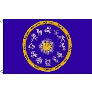 DRAPEAU SIGNES DU ZODIAQUE 150x90cm - DRAPEAU DU ZODIAC 90 x 150 cm - DRAPEAUX