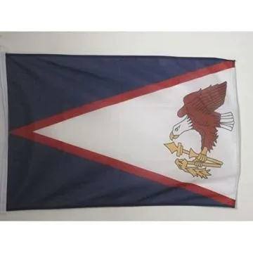 PAVILLON NAUTIQUE SAMOA AMÍ?RICAINES 45x30cm - DRAPEAU DE BATEAU AMÍ?RICAIN 30 x 45 cm