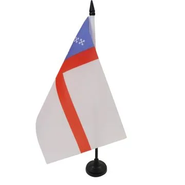 DRAPEAU DE TABLE COLLÈGE ÉPISCOPAL 21x14cm - PETIT DRAPEAUX DE BUREAU CATHOLIQUE 14 x 21 cm