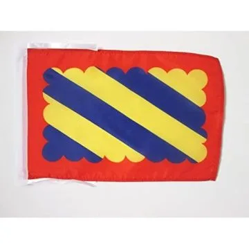DRAPEAU NIÈVRE 45x30cm - PAVILLON DU DÉPARTEMENT NIVERNAIS 30 x 45 cm haute qualité