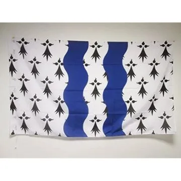 DRAPEAU ILLE-ET-VILAINE 150x90cm - DRAPEAU DÍ?PARTEMENT FRANÍ?AIS - BRETAGNE 90 x 150 cm Fourreau pour hampe