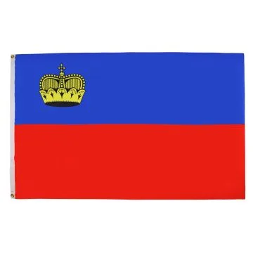 DRAPEAU LIECHTENSTEIN 90x60cm - DRAPEAU LIECHTENSTEINOIS 60 x 90 cm - DRAPEAUX