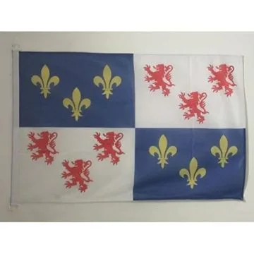 DRAPEAU PICARDIE 150x90cm - DRAPEAU PROVINCE PICARDE 90 x 150 cm Spécial Extérieur - DRAPEAUX