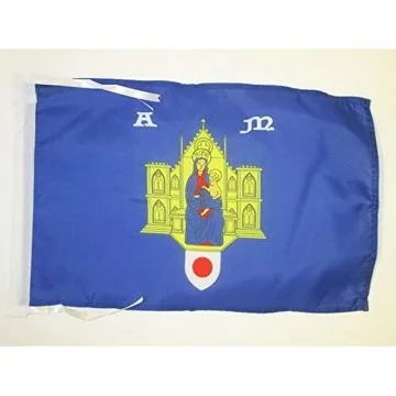 DRAPEAU MONTPELLIER 45x30cm - PAVILLON MONTPELLIERAIN 30 x 45 cm haute qualité
