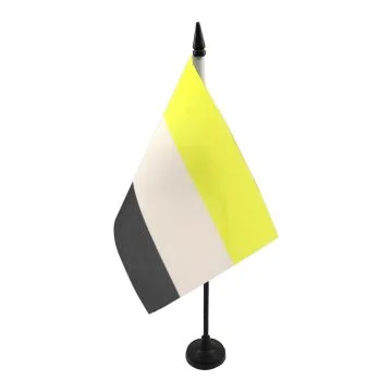 Drapeau de table Garifunas des Caraïbes 21x14cm - PETIT Drapeaux DE BUREAU Garifuna 14 x 21 cm
