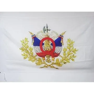 DRAPEAU ARMOIRIES FRANCE 3ÈME RÉPUBLIQUE 90x60cm - DRAPEAU FRANÇAIS EMBLÈME 1898 60 x 90 cm Fourreau pour hampe