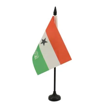 DRAPEAU DE TABLE SOMALILAND 15x10cm - PETIT DRAPEAUX DE BUREAU SOMALI 10 x 15 cm