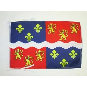 DRAPEAU SOMME 45x30cm - PAVILLON DÉPARTEMENT SAMARIEN 30 x 45 cm haute qualité